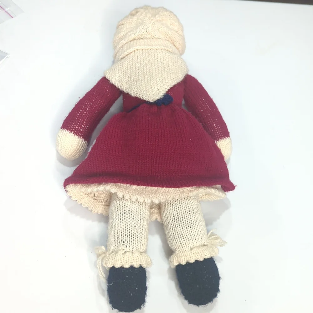 Vintage 1980's Crochet/Knit Handmade Prairie Doll Grandmother Doll